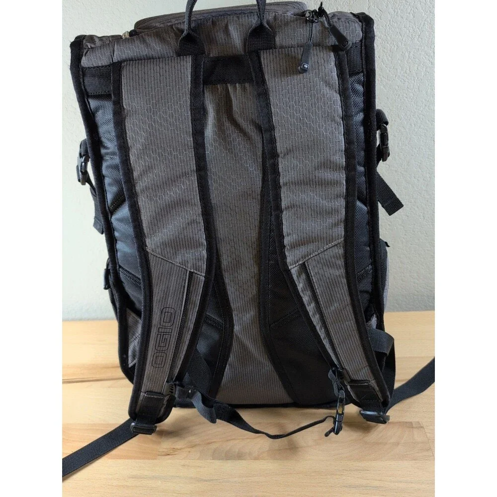OGIO X-Fit Backpack 23 Liter Black/Gray Golf  Gym Day Pack HP SUSE Embroidered